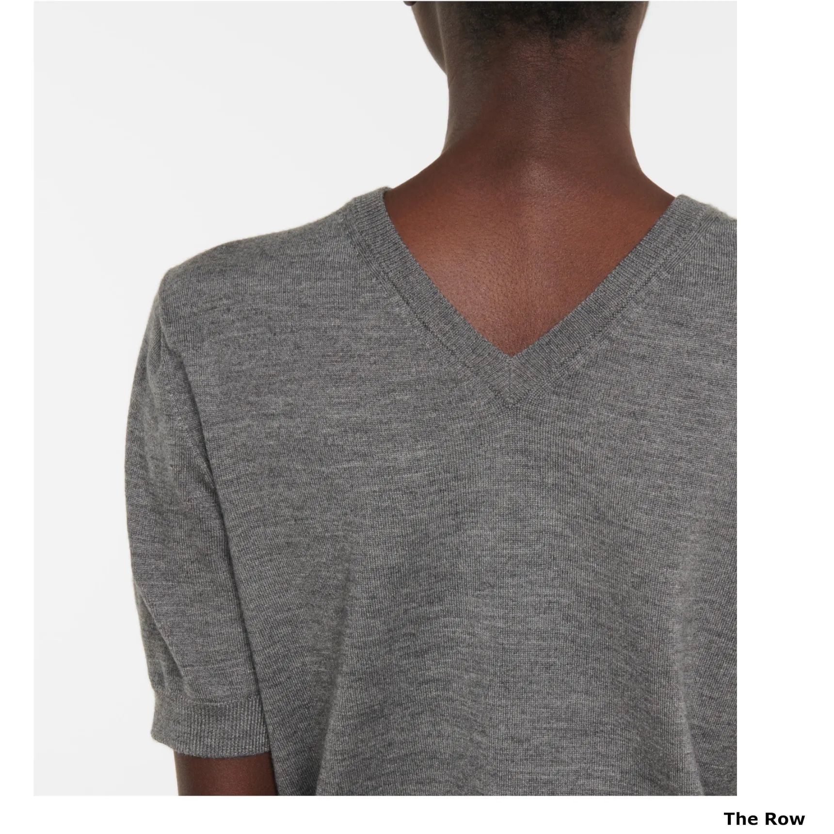 The Row  |Crew Neck Wool Silk Blended Fabrics Plain Medium