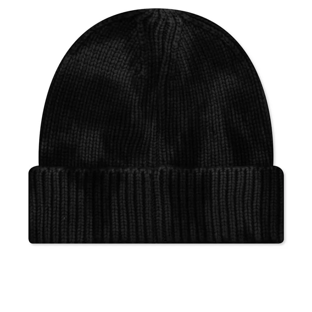 Tie Dye Logo Box Beanie - Black