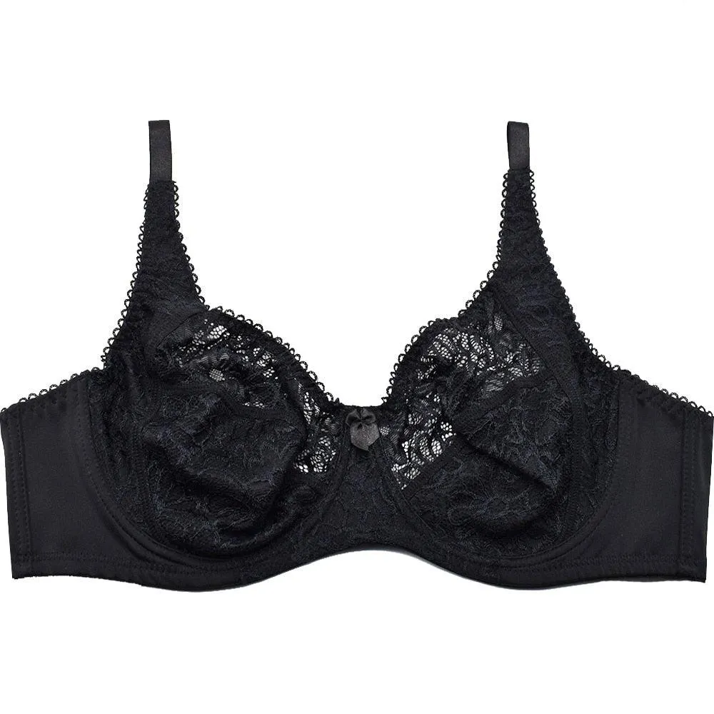 Ultra-Thin Lace Bras in Plus Sizes B to F Cup