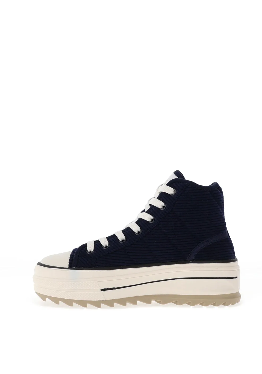 Una Healy Against All Odds Corduroy Trainers, Navy