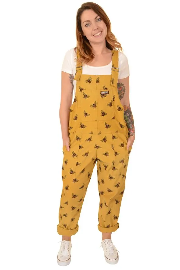 Unisex Bee Dungarees Corduroy