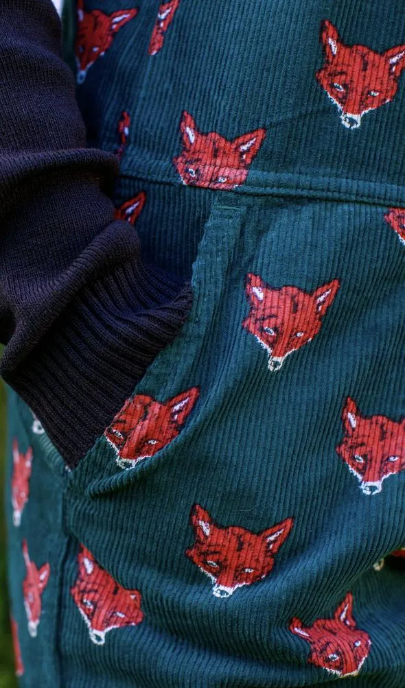 Unisex Fox Dungarees