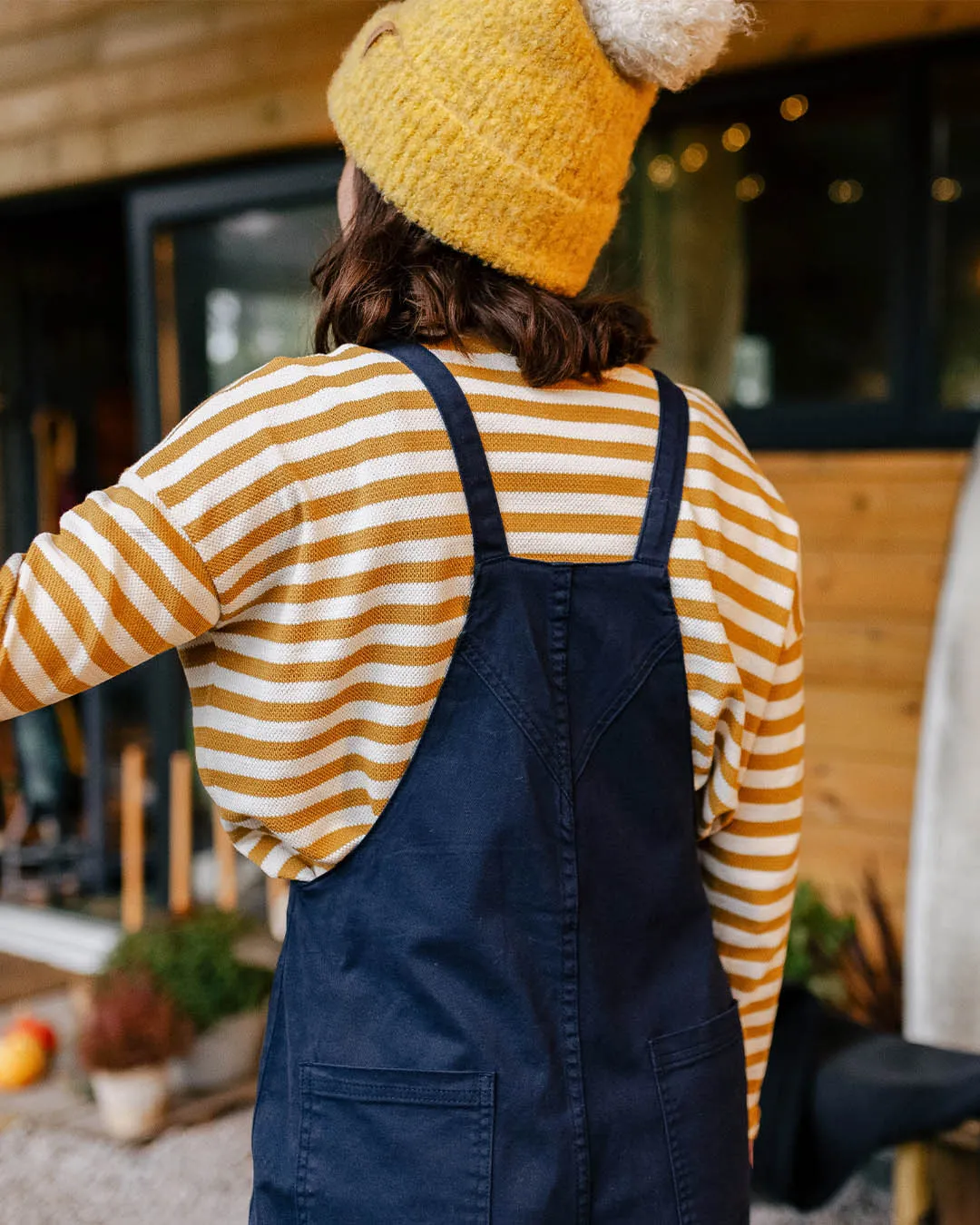 Verglass Dungarees - Deep Navy