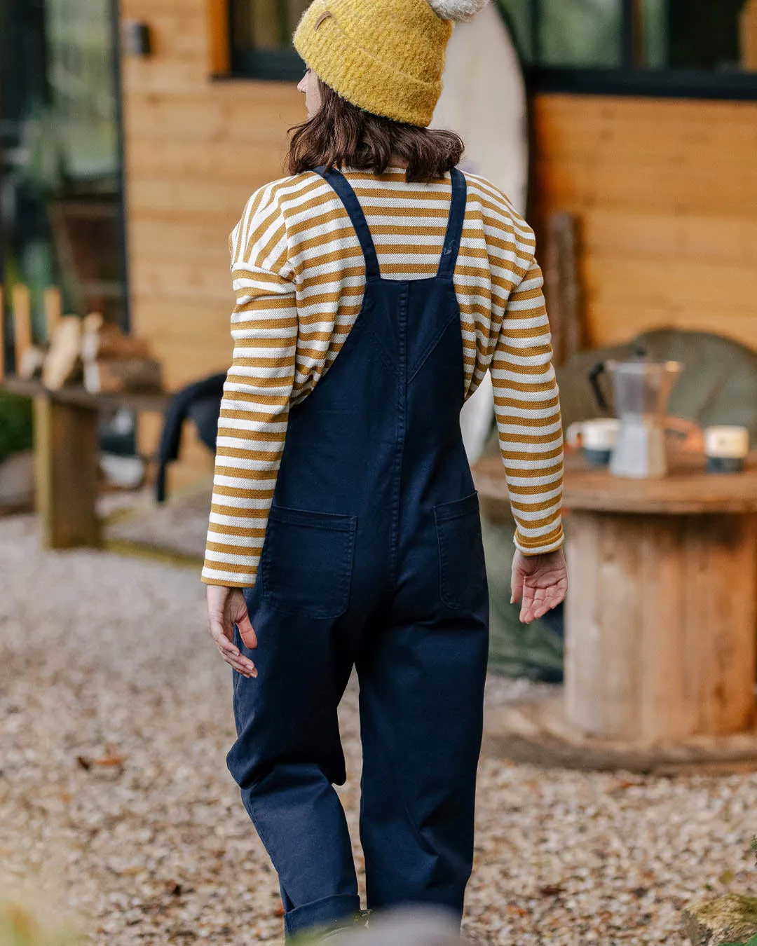 Verglass Dungarees - Deep Navy