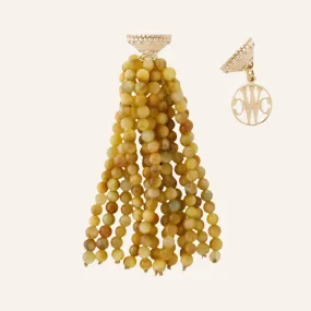 Victoire Golden Tiger's Eye 4mm Tassel