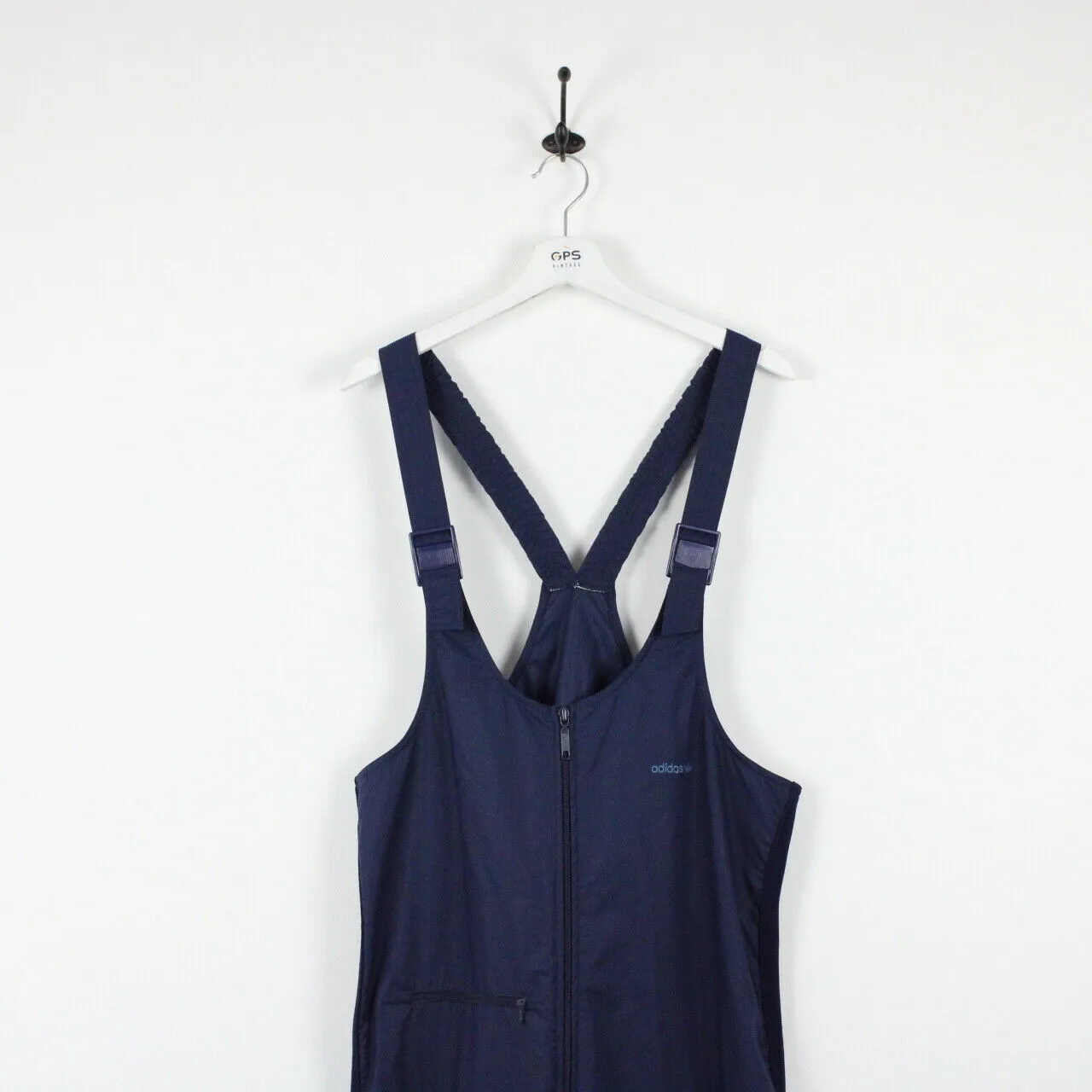 Vintage 80s ADIDAS Ski Dungarees Navy | Medium