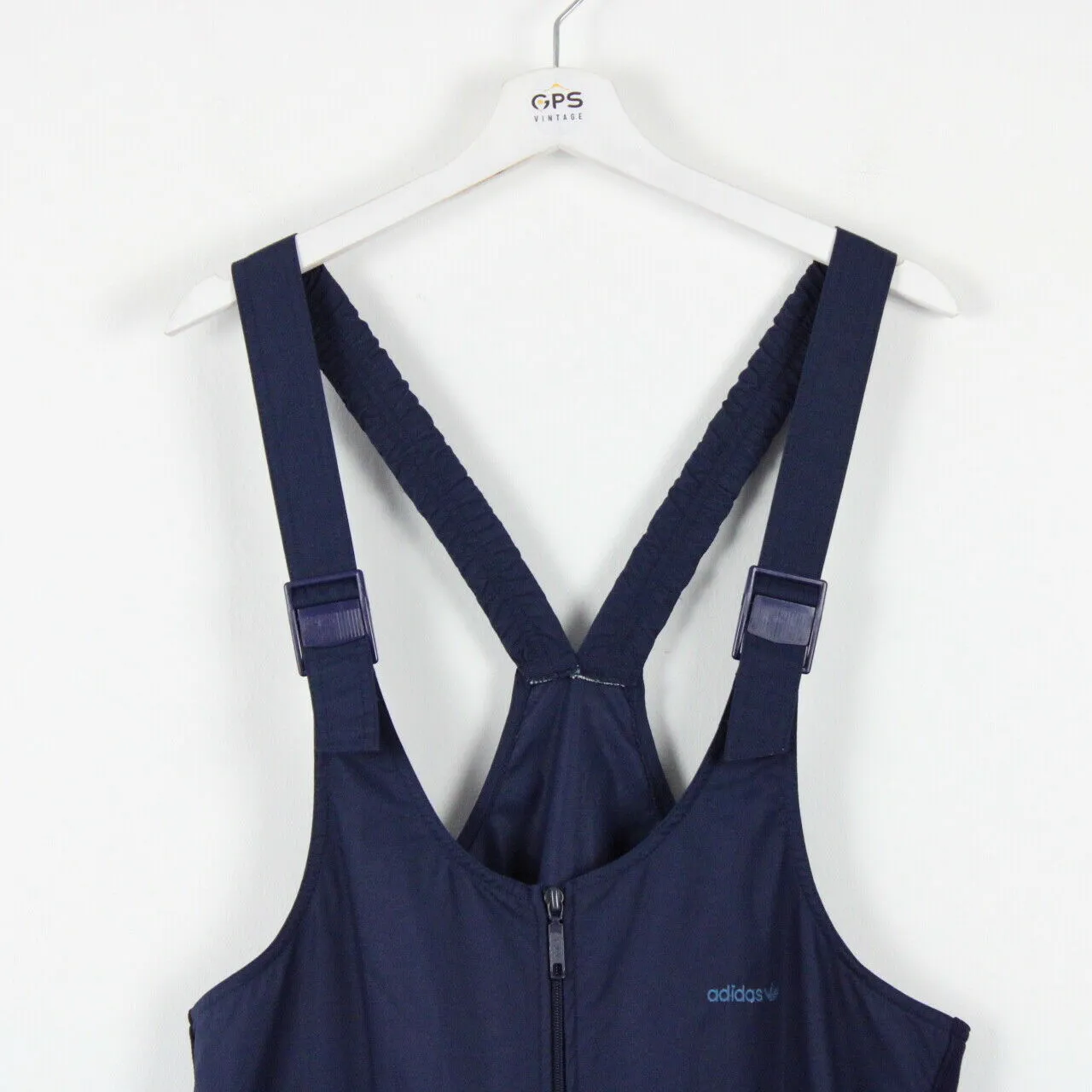 Vintage 80s ADIDAS Ski Dungarees Navy | Medium