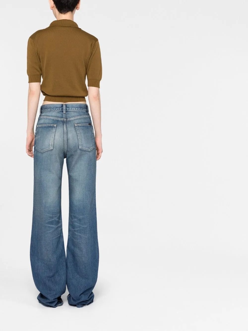 Vintage High-Waisted Flared Jeans