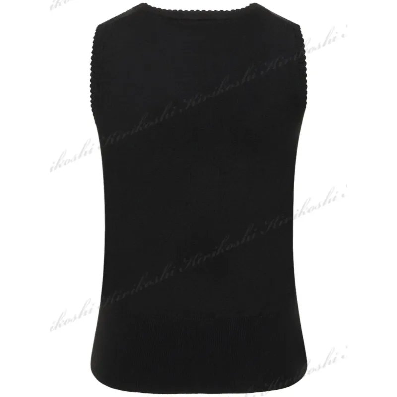 Vivienne Westwood  |Short Casual Style Cashmere Rib Sleeveless Plain Cotton