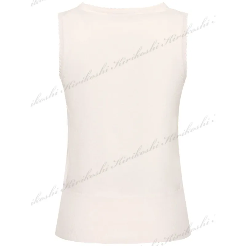 Vivienne Westwood  |Short Casual Style Cashmere Rib Sleeveless Plain Cotton