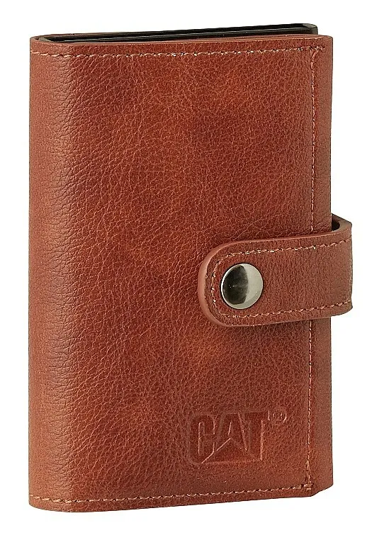 wallet Caterpillar Hard Case - Cognac