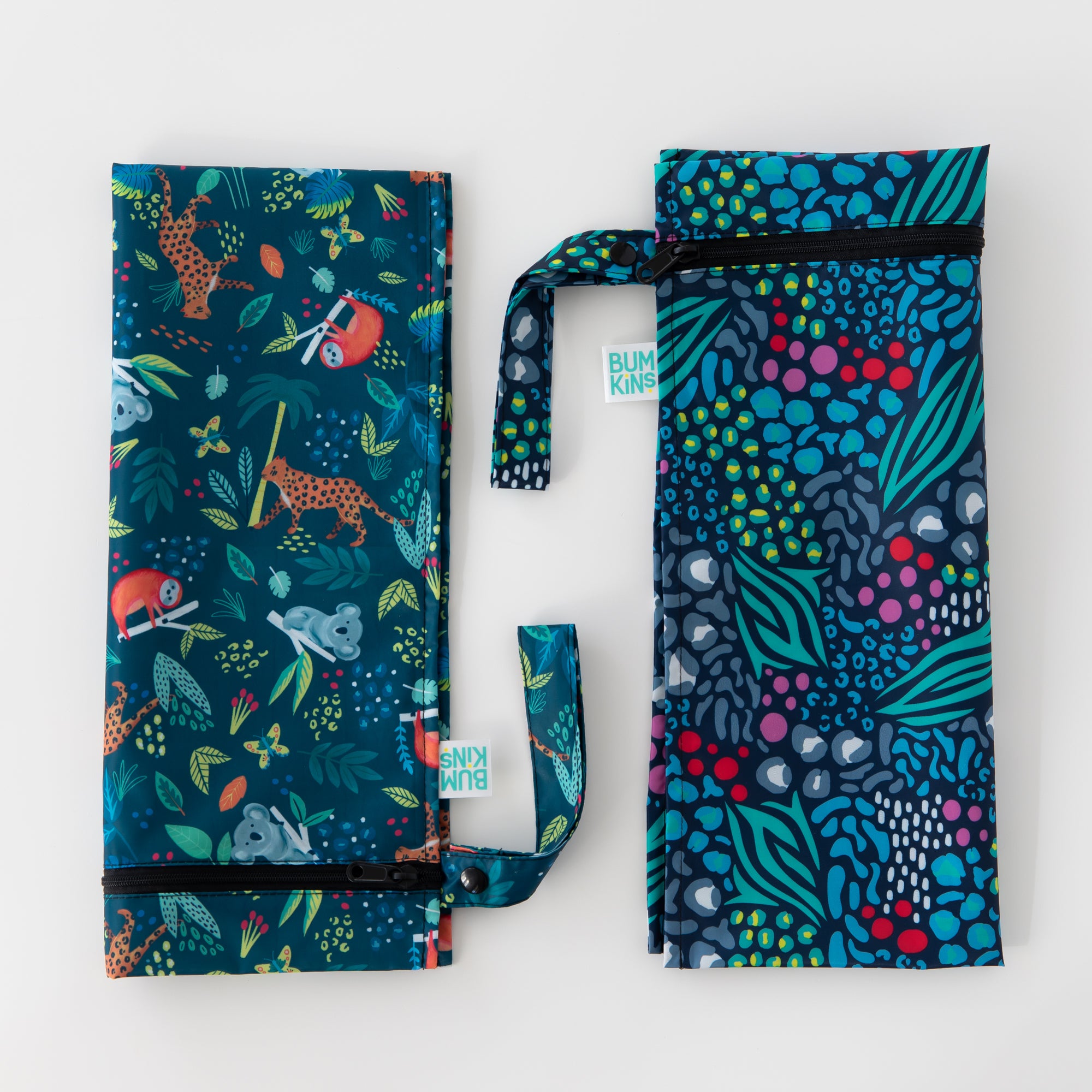 Wet Bag 2 Pack: Jungle + Animal Prints