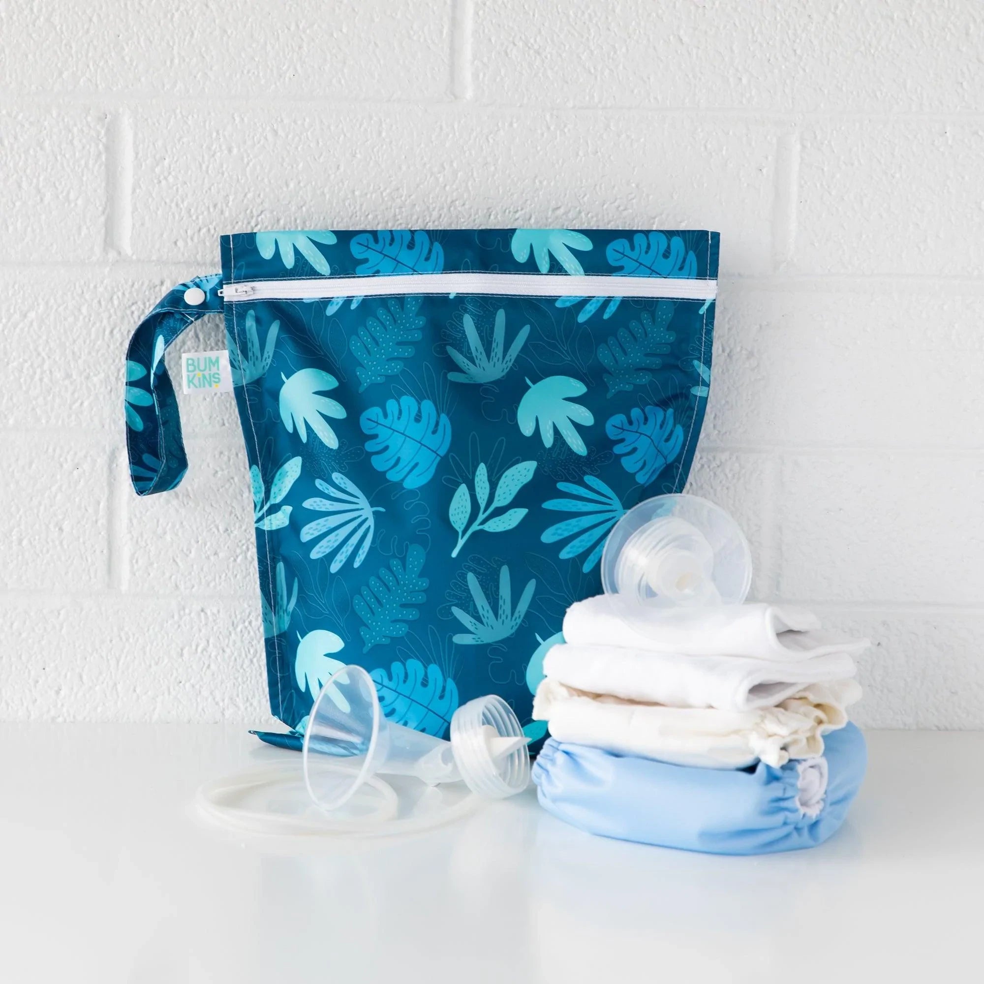 Wet Bag: Blue Tropic