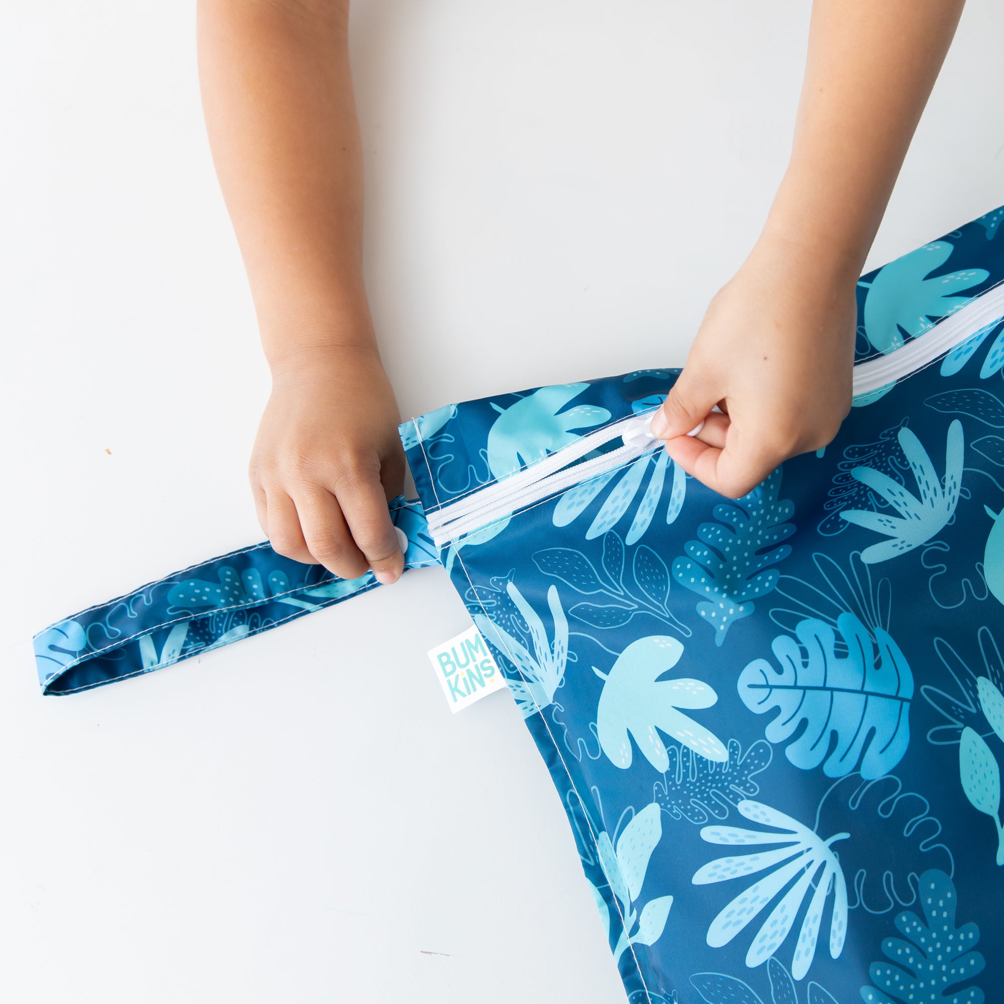 Wet Bag: Blue Tropic