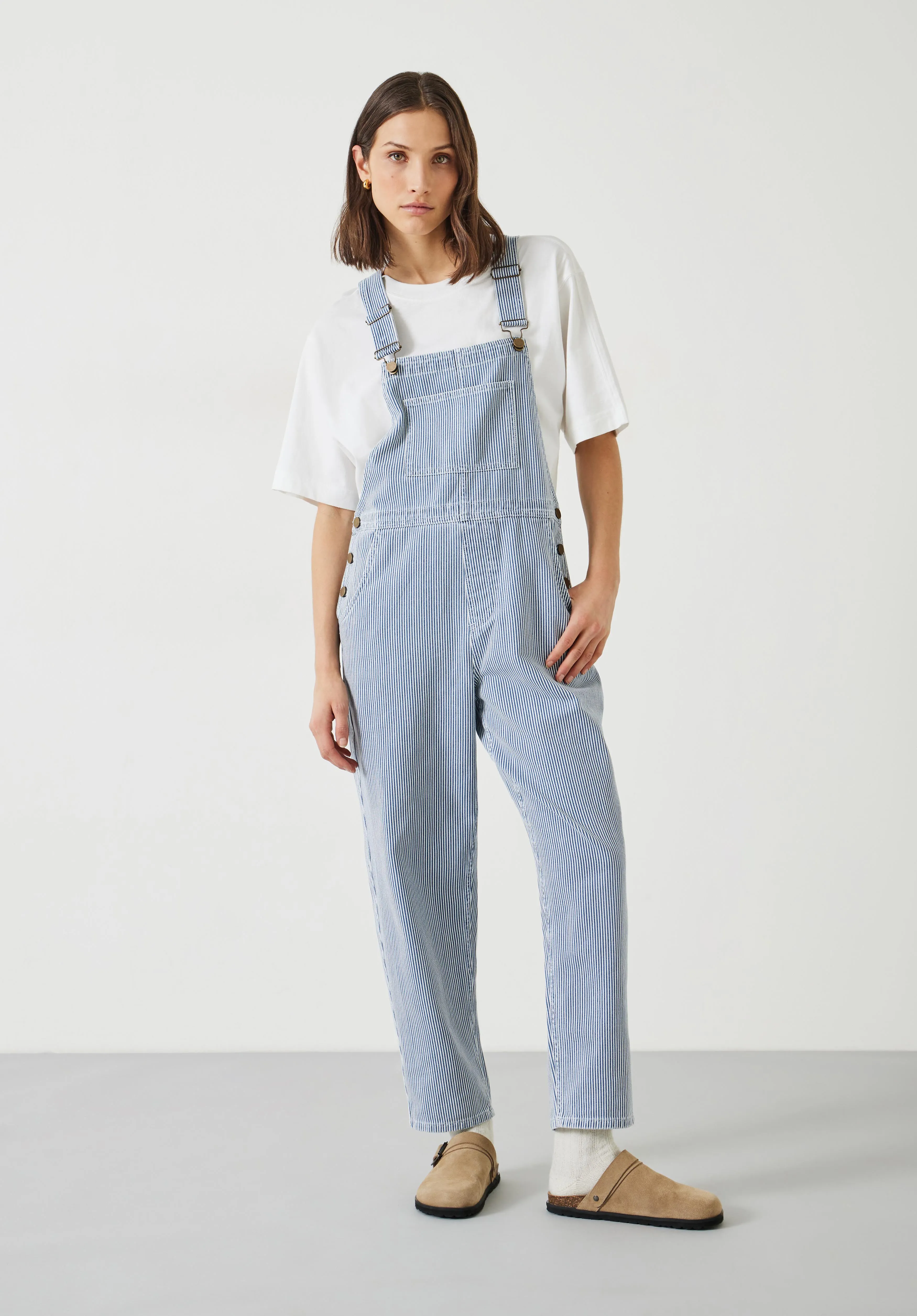 Wilder Striped Dungarees