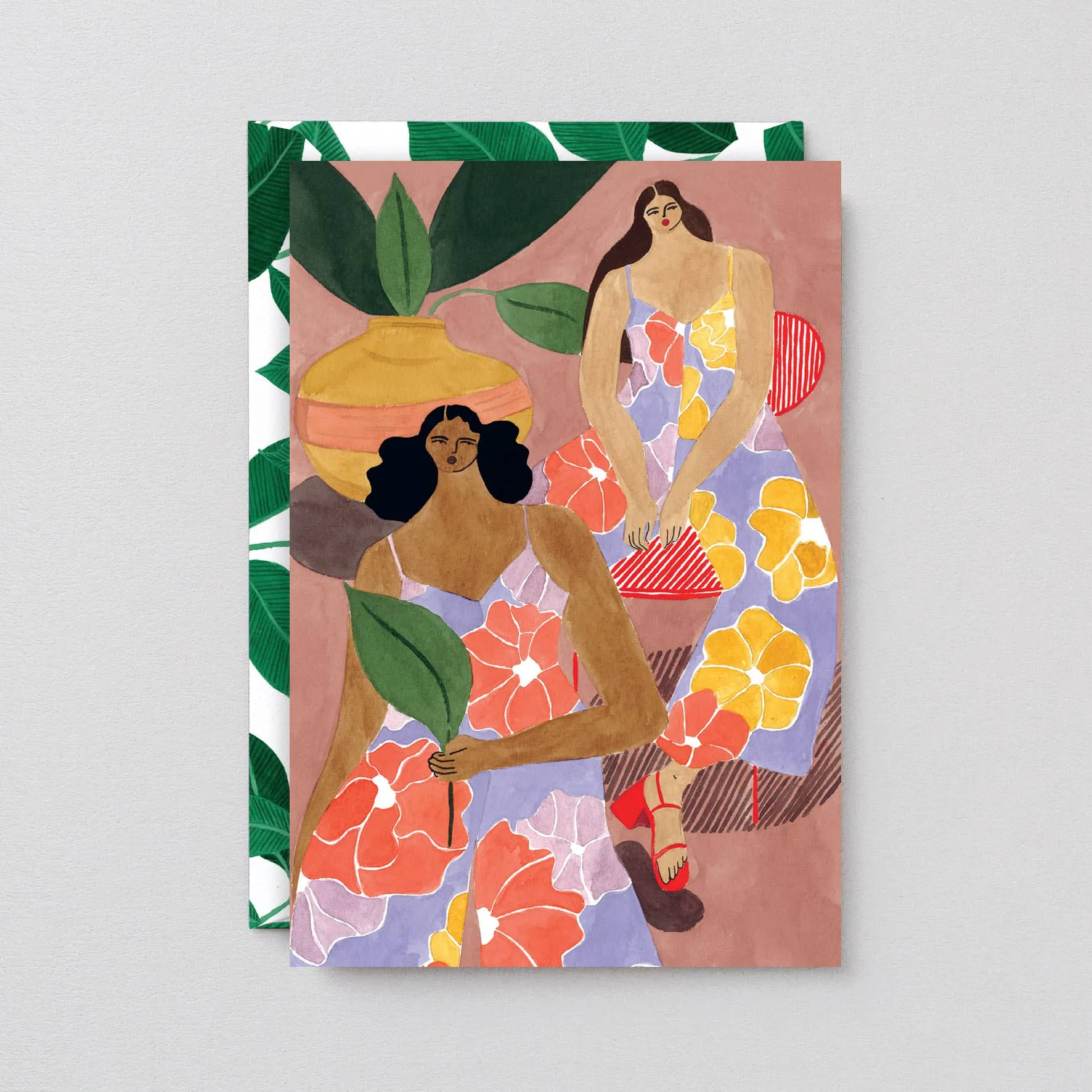 Wrap - 'Floral Girls' Art Card