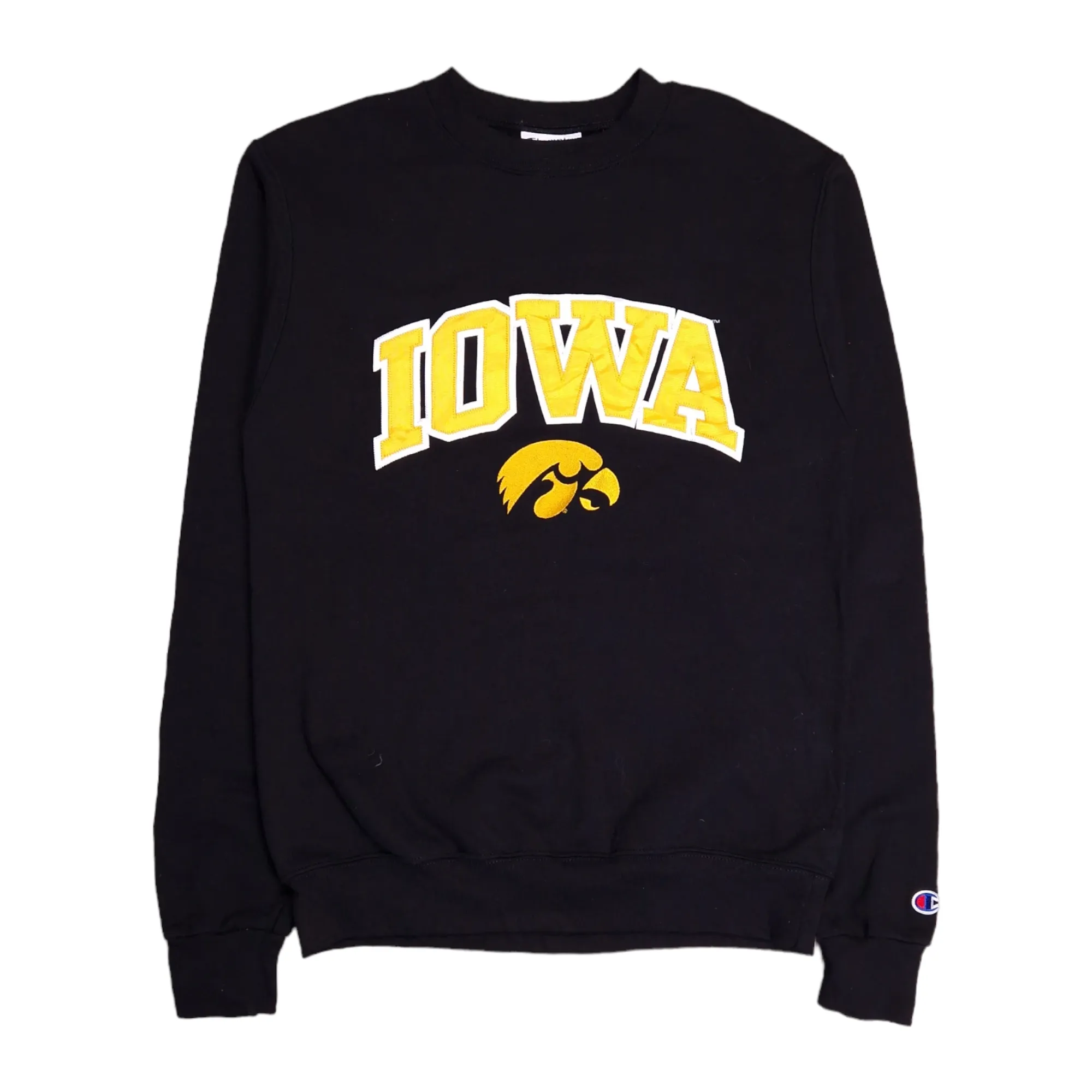 Y2K Champion IOWA College Sweatshirt - Size Small