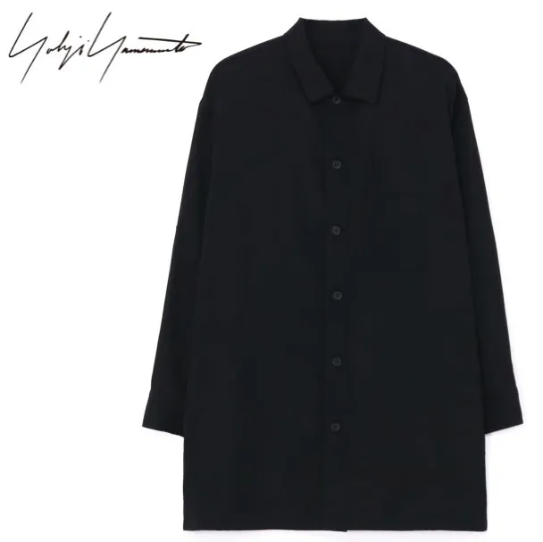 Yohji Yamamoto  |Unisex Wool Street Style Plain Designers Shirts