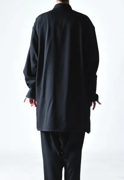 Yohji Yamamoto  |Unisex Wool Street Style Plain Designers Shirts