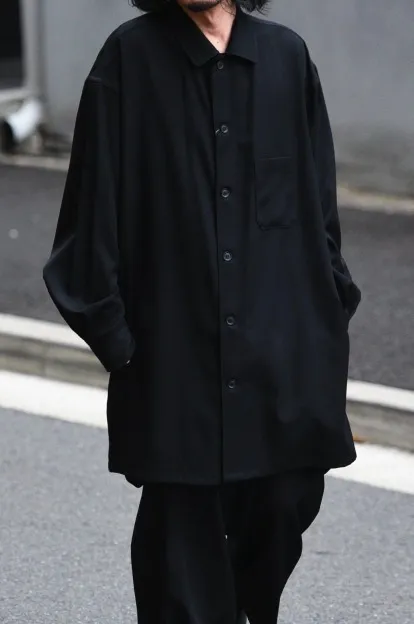 Yohji Yamamoto  |Unisex Wool Street Style Plain Designers Shirts