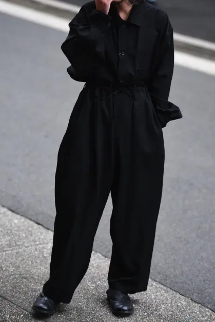 Yohji Yamamoto  |Unisex Wool Street Style Plain Designers Shirts