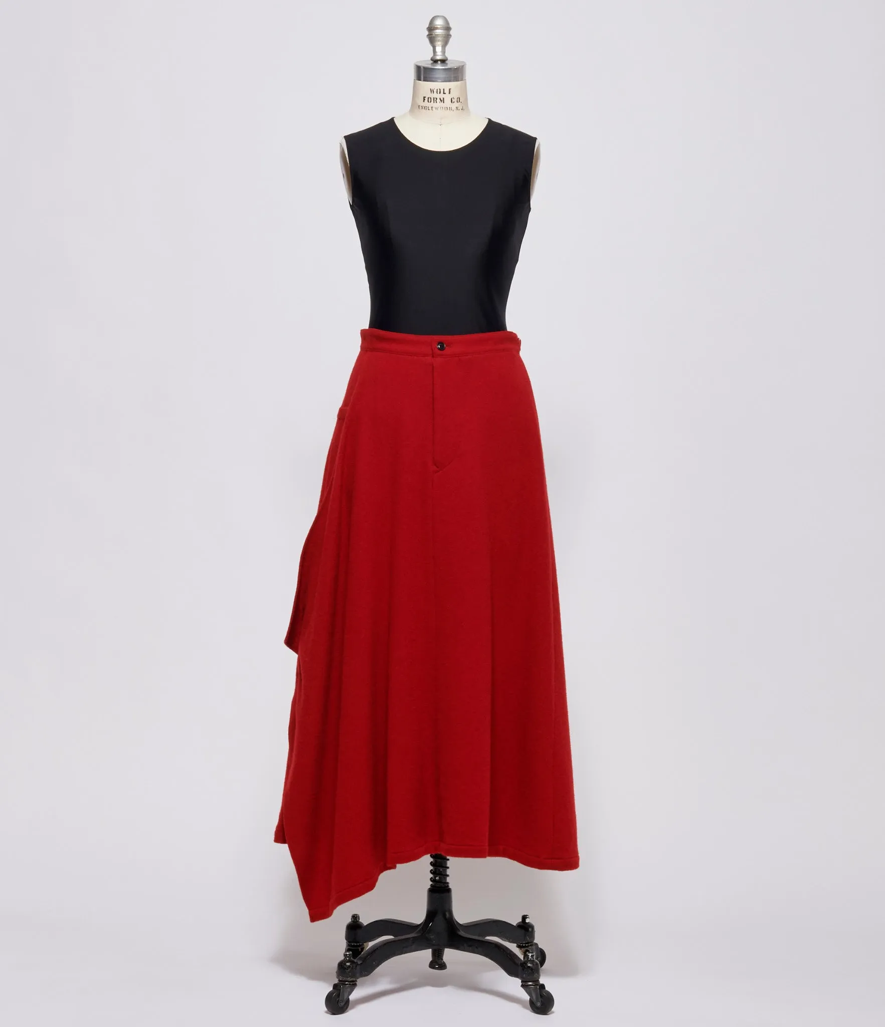 Y's Women's KI-Flare Skirt w/Cloth