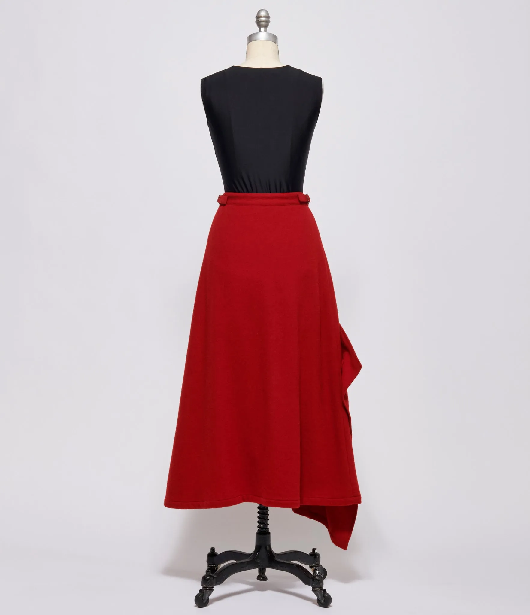 Y's Women's KI-Flare Skirt w/Cloth