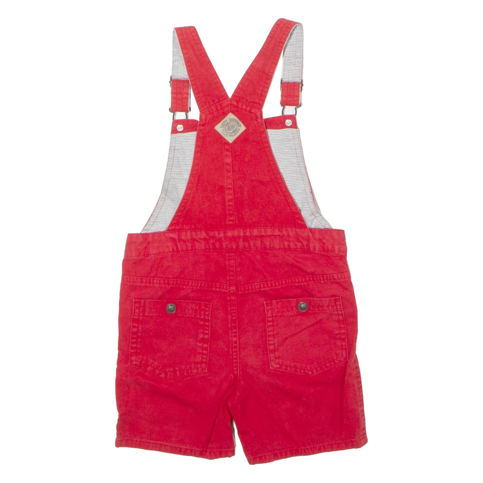 ZARA Boys Dungarees Red Regular Twill 2-3Y W22 L3