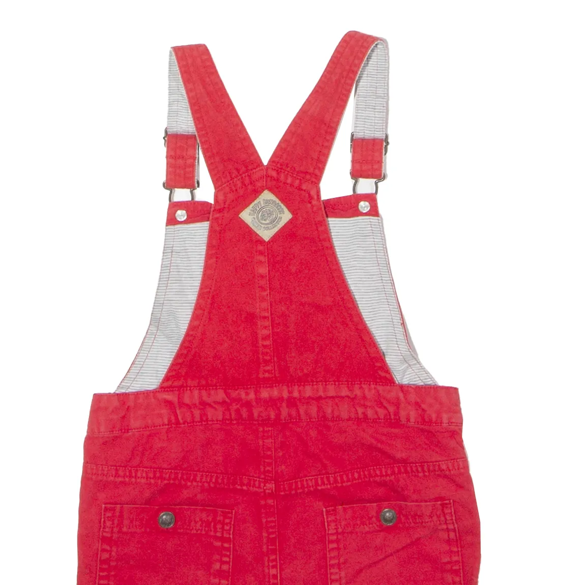 ZARA Boys Dungarees Red Regular Twill 2-3Y W22 L3