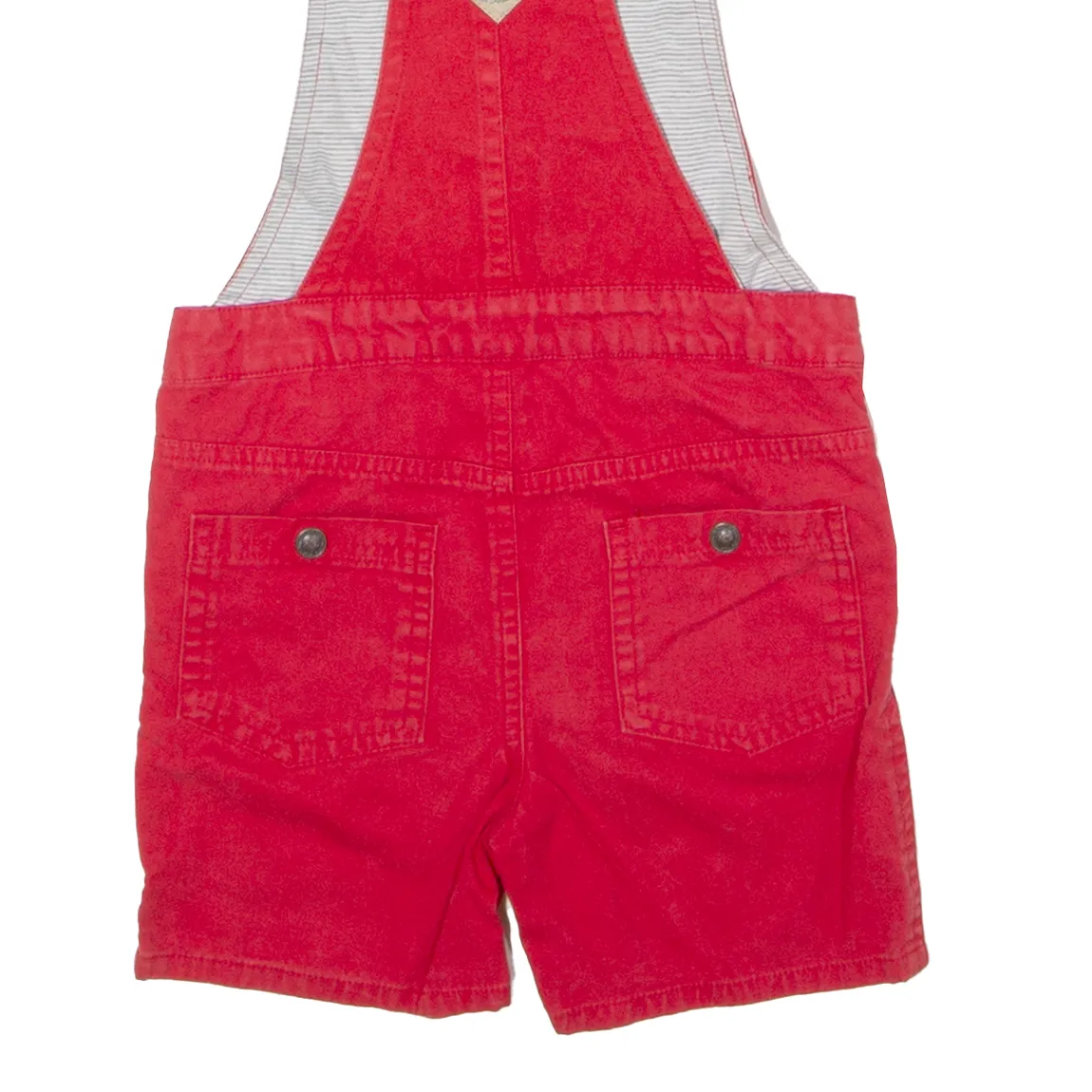 ZARA Boys Dungarees Red Regular Twill 2-3Y W22 L3