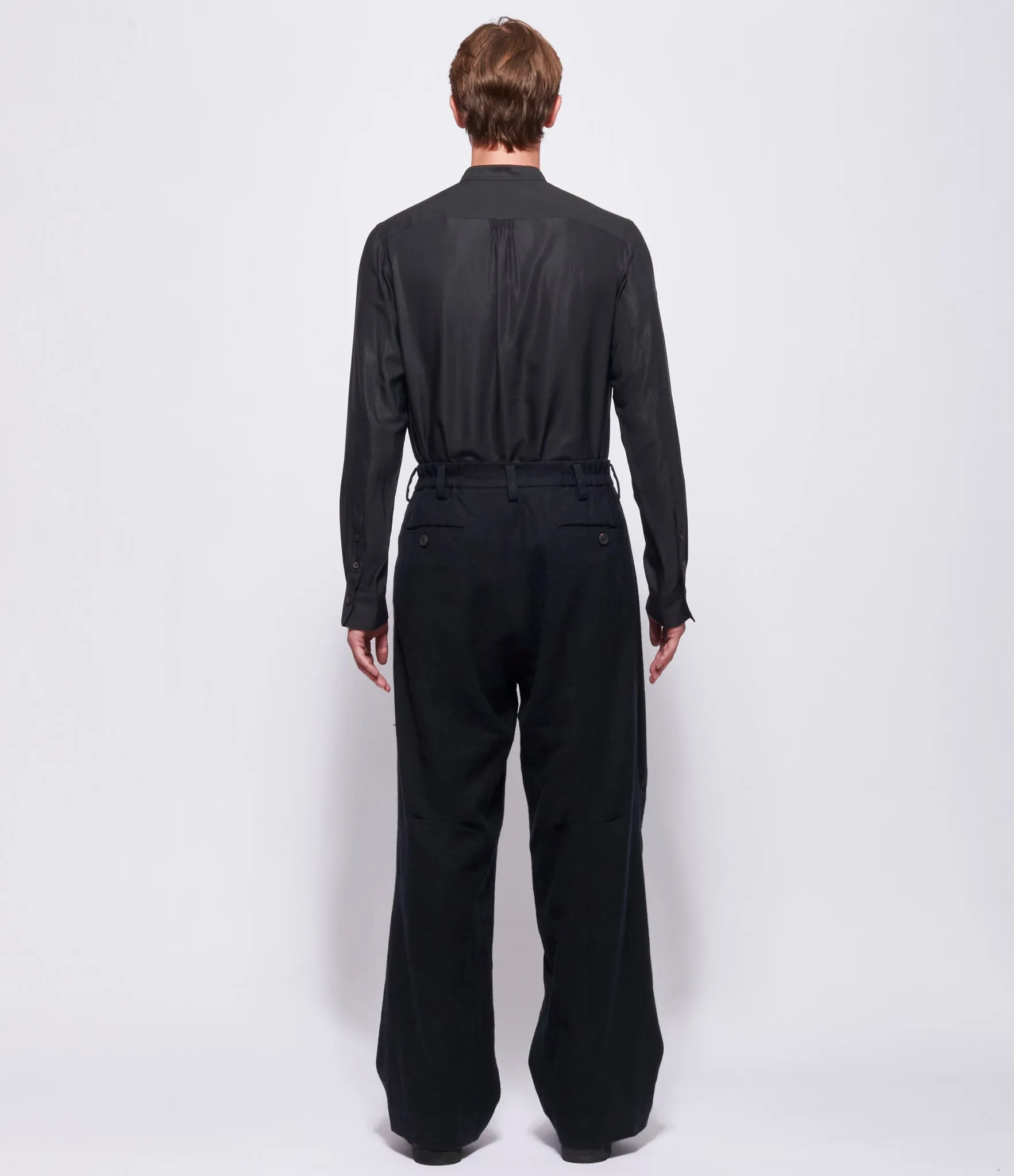 Ziggy Chen Mens Articulated Knee Flare Trousers