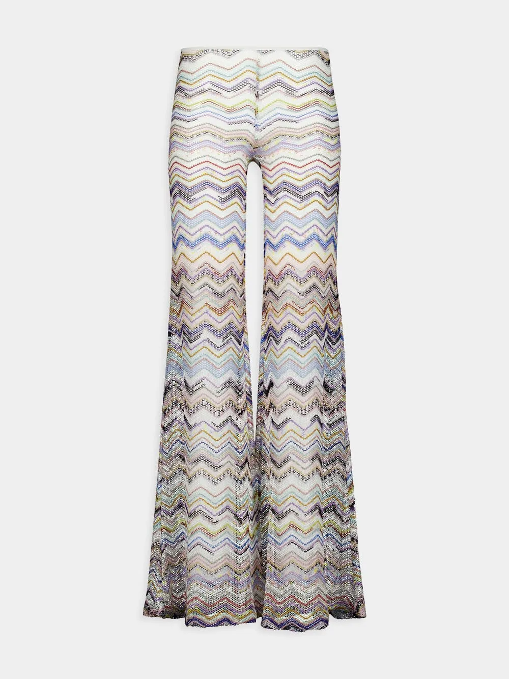 Zigzag Flared Trousers